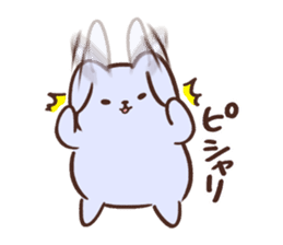 Pale color of the rabbit sticker #6712908