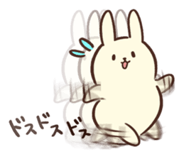 Pale color of the rabbit sticker #6712910