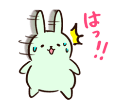 Pale color of the rabbit sticker #6712911