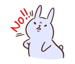 Pale color of the rabbit sticker #6712918