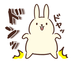 Pale color of the rabbit sticker #6712919