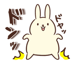 Pale color of the rabbit sticker #6712919