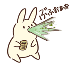 Pale color of the rabbit sticker #6712920