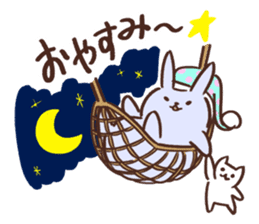 Pale color of the rabbit sticker #6712927