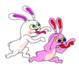 The rabits 3 sticker #6713077