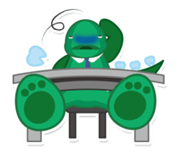 Dental dinosaur2 sticker #6713684