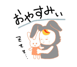 spoired rabbit boy sticker #6713739