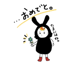 spoired rabbit boy sticker #6713743