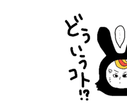 spoired rabbit boy sticker #6713746