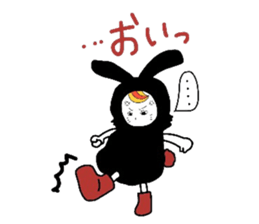 spoired rabbit boy sticker #6713747