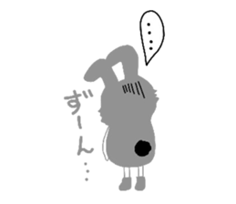 spoired rabbit boy sticker #6713748