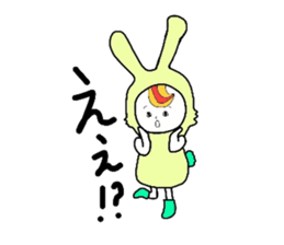 spoired rabbit boy sticker #6713751