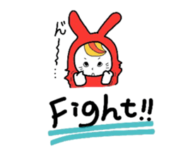 spoired rabbit boy sticker #6713758