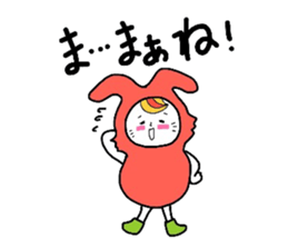 spoired rabbit boy sticker #6713760