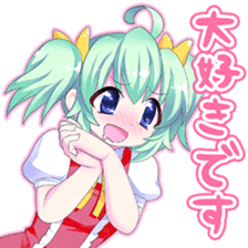 moe~ anime girls sticker! sticker #6713781