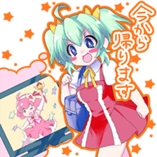 moe~ anime girls sticker! sticker #6713785
