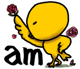 German Bird English version sticker #6713811