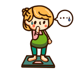 Go for it, it is a pregnant woman2 sticker #6713912