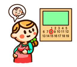 Go for it, it is a pregnant woman2 sticker #6713913