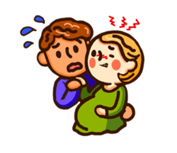 Go for it, it is a pregnant woman2 sticker #6713920