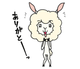 Paka is alpaca mock. sticker #6714031