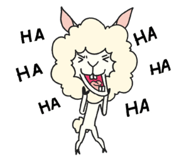 Paka is alpaca mock. sticker #6714041