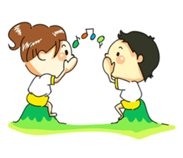 Yamabiko kindergarten stamp sticker #6714206