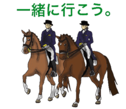 Sticker of horse lovers 3 sticker #6714598