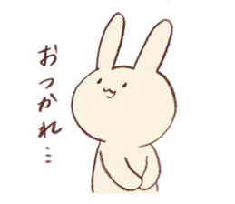Very soft rabbit sticker #6714610