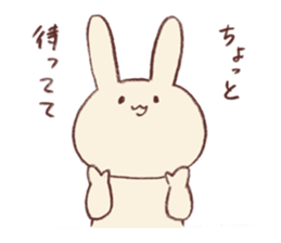 Very soft rabbit sticker #6714617