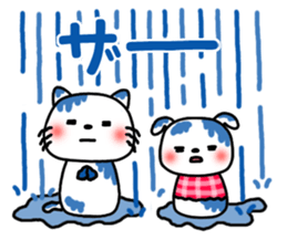 Greetings sticker of cat. marine ver. sticker #6714675