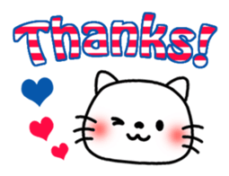 Greetings sticker of cat. marine ver. sticker #6714683