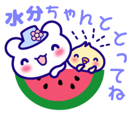 Summer Bear "Kuma chan" talk sticker #6714940