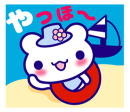 Summer Bear "Kuma chan" talk sticker #6714948