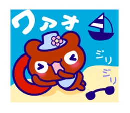 Summer Bear "Kuma chan" talk sticker #6714949