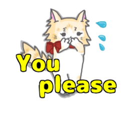 mofunyanko English edition sticker #6715212