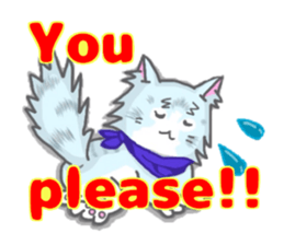 mofunyanko English edition sticker #6715213