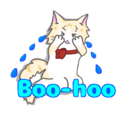 mofunyanko English edition sticker #6715238