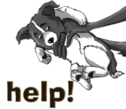 Pocket K-9: Sheep Dog + English sticker #6715527