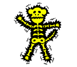 By an ape, monkey sticker #6715566