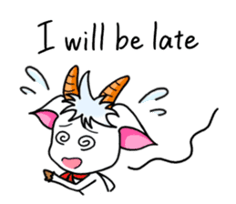 Goat of shade (English) sticker #6715707