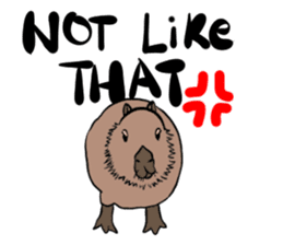 Capybara and friends English ver. sticker #6715896