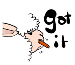 Capybara and friends English ver. sticker #6715922