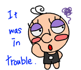 Working Hana (English ver) sticker #6716050