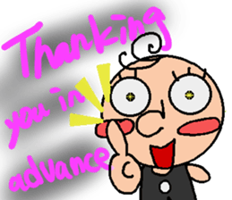 Working Hana (English ver) sticker #6716056