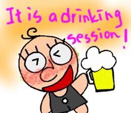 Working Hana (English ver) sticker #6716062