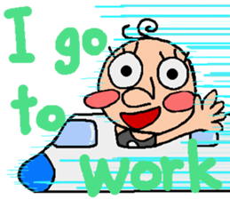 Working Hana (English ver) sticker #6716067