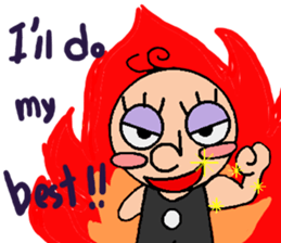 Working Hana (English ver) sticker #6716078