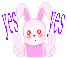 Redfox and Pinkrabbit2 sticker #6716249