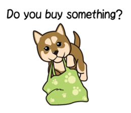 Japanese Shiba Inu 2  English version sticker #6716415